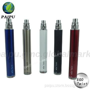 2013 new design  Variable Voltage  Battery  EGO-twist top smoke